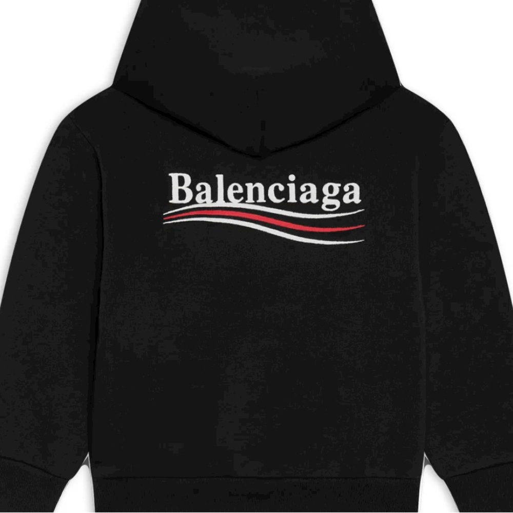 Authentic Balenciaga Logo Print Hoodie